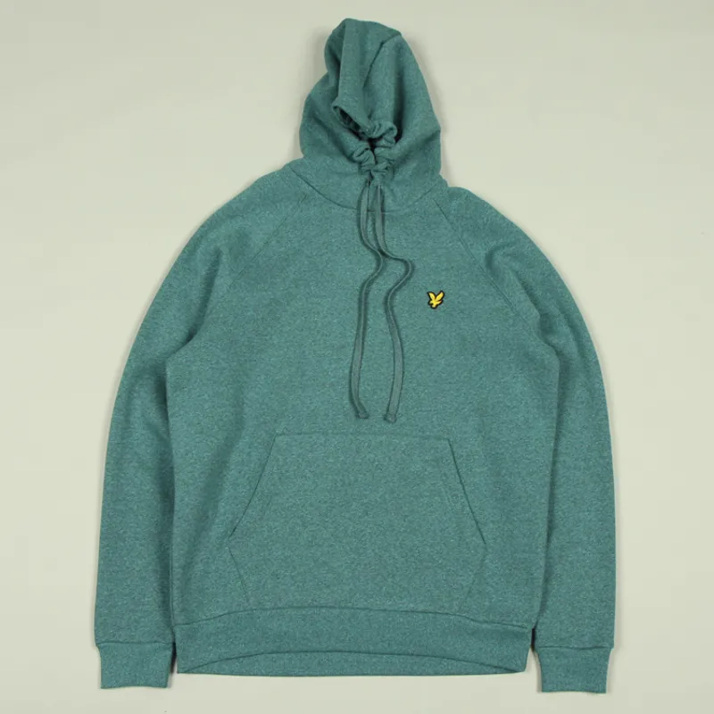 Lyle and Scott Marl Hoodie - Alpine Sky Marl